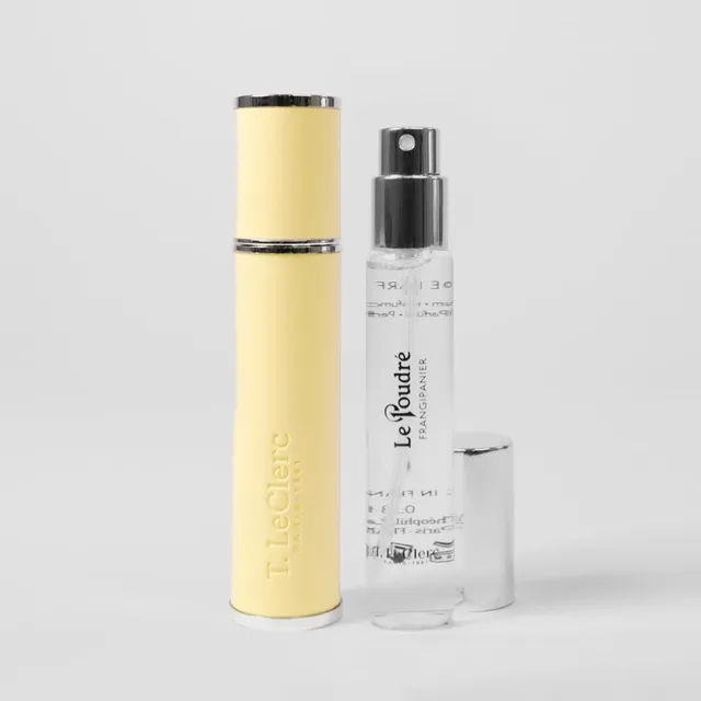 t-leclerc-le-poudr-frangipanier-eau-de-parfum-10-ml-vaporisateur-de-sac-recharge image 1