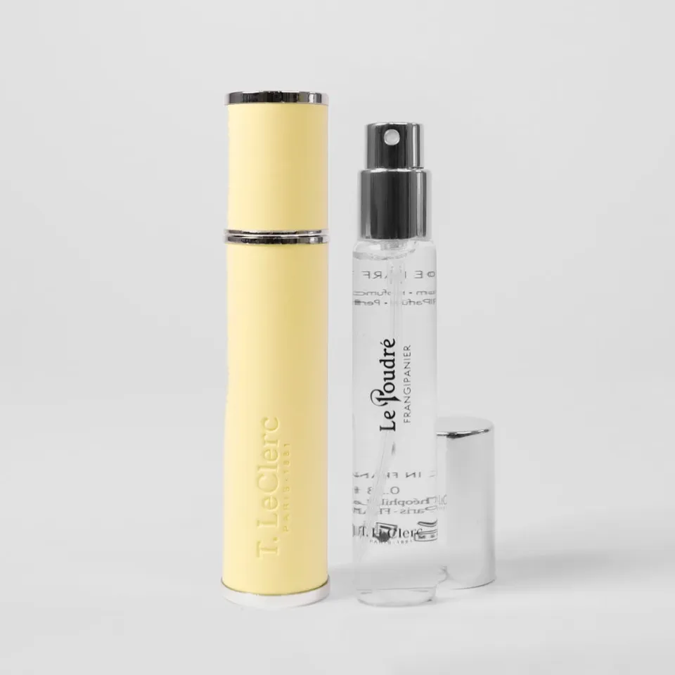 t-leclerc-le-poudr-frangipanier-eau-de-parfum-10-ml-vaporisateur-de-sac-recharge image 1