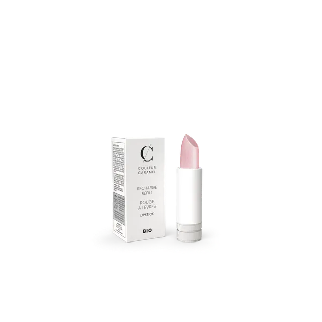 couleur-caramel-recharge-rouge-l-vres-m-tal-recharge-bio-effet-miroir-rose-p-le- image 1