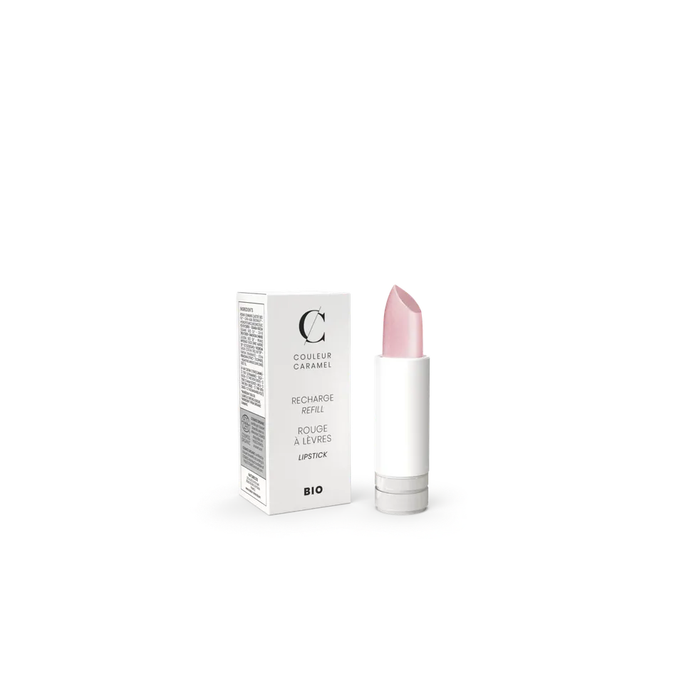 couleur-caramel-recharge-rouge-l-vres-m-tal-recharge-bio-effet-miroir-rose-p-le- image 1