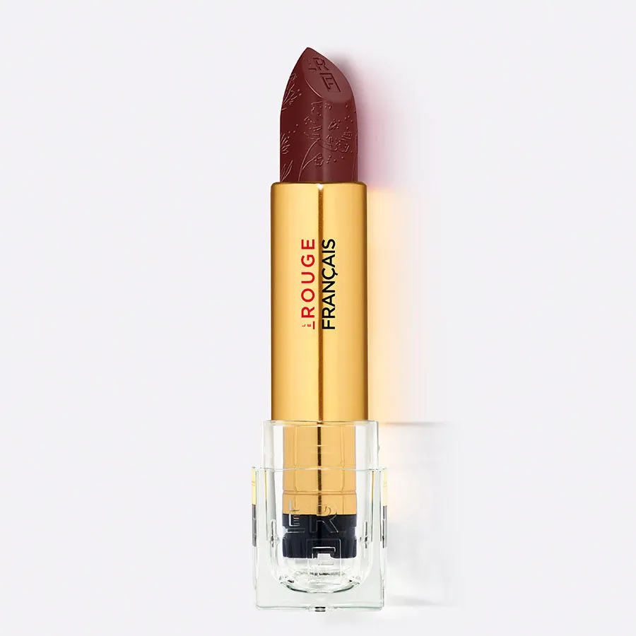 le-rouge-fran-ais-020-brun-hanahasu-rouge-l-vres-brun-profond-vegan-au-lotus image 1
