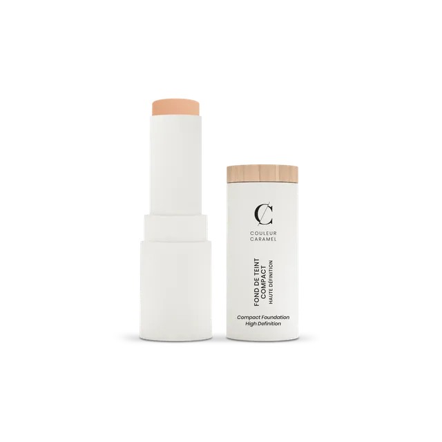 couleur-caramel-fond-de-teint-compact-haute-d-finition-beige-couvrance-modulable image 1