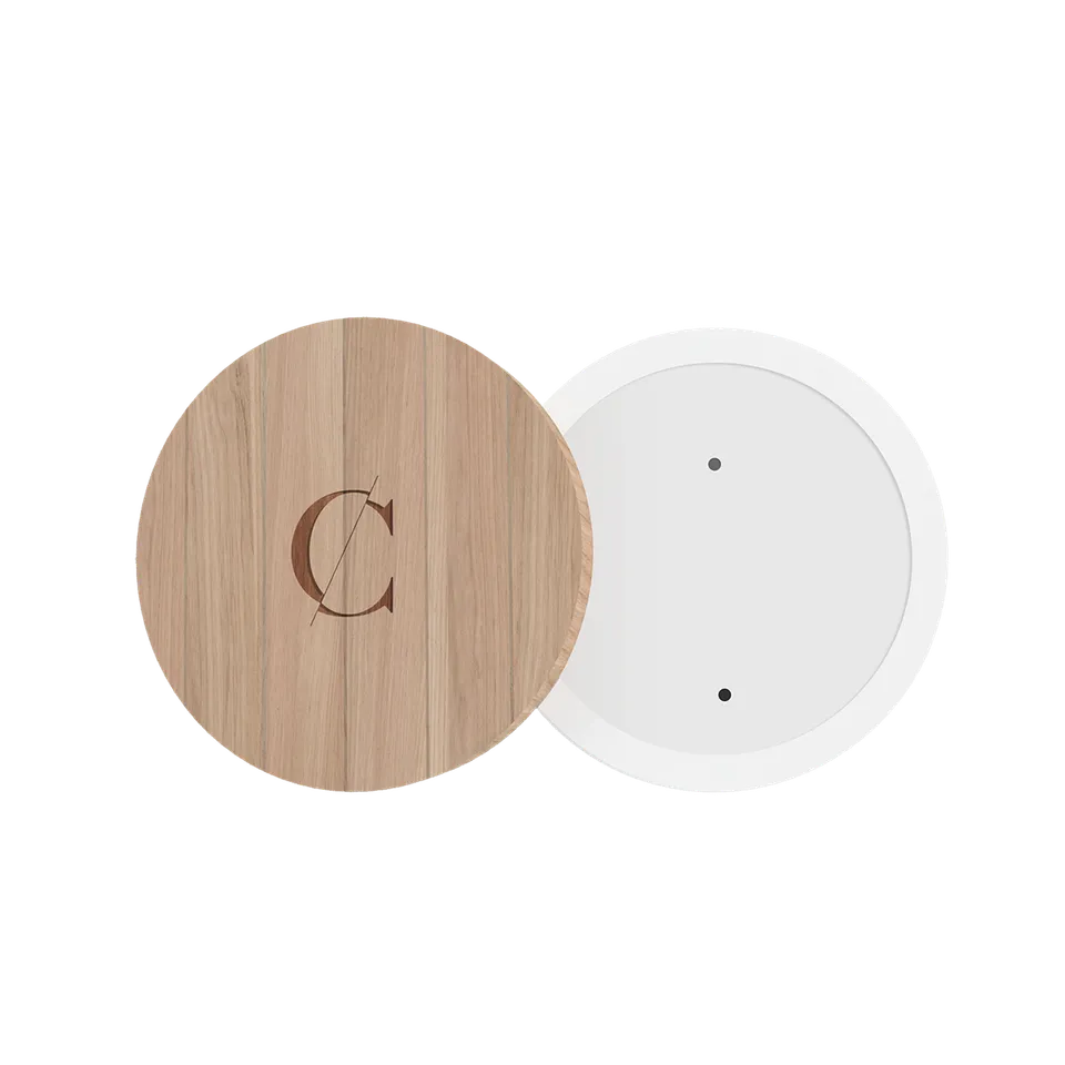 couleur-caramel-bo-tier-vide-terre-caramel-crin-rechargeable-pour-poudre-de-sole image 1