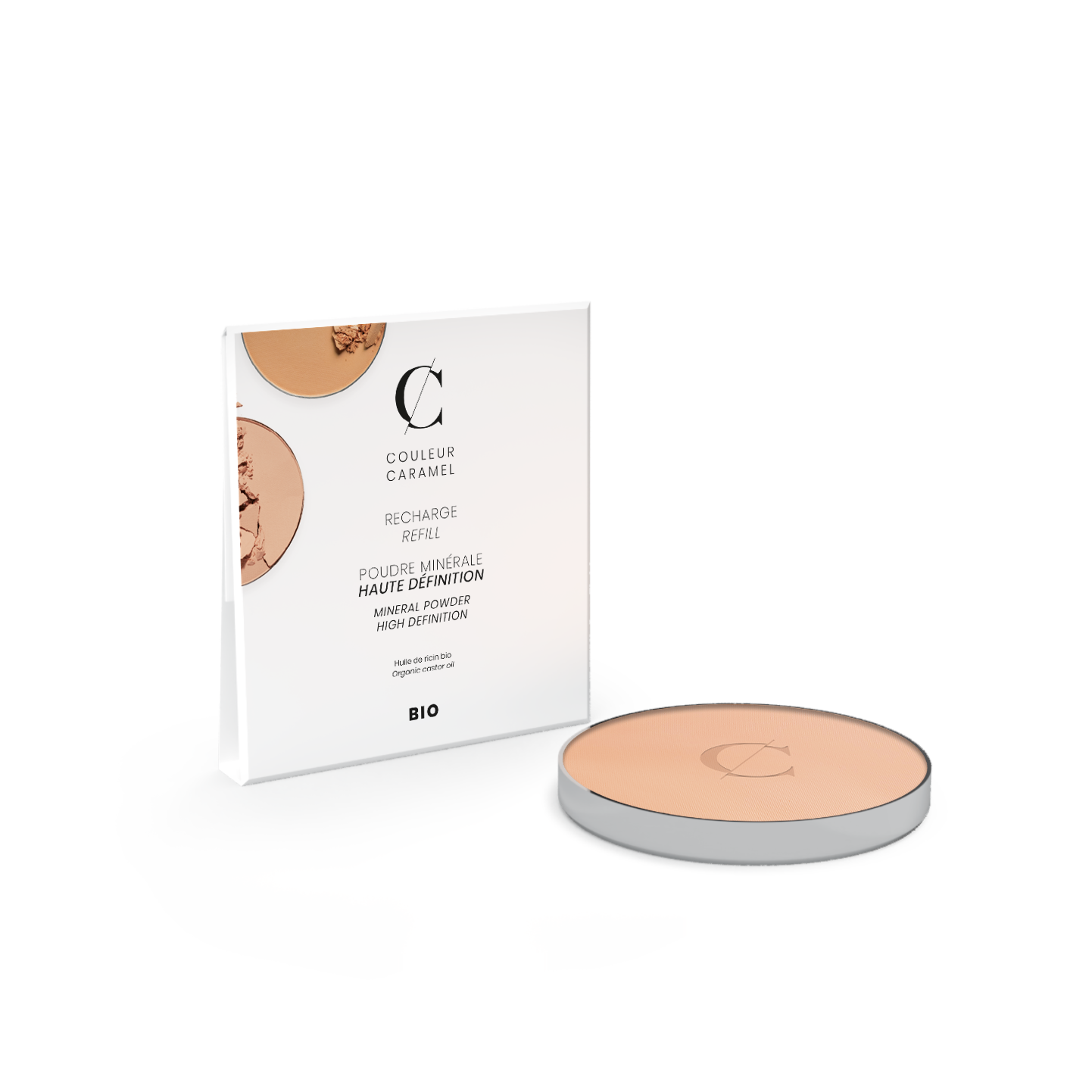 couleur-caramel-recharge-poudre-hd-compacte-poudre-matifiante-bio-vegan image 1