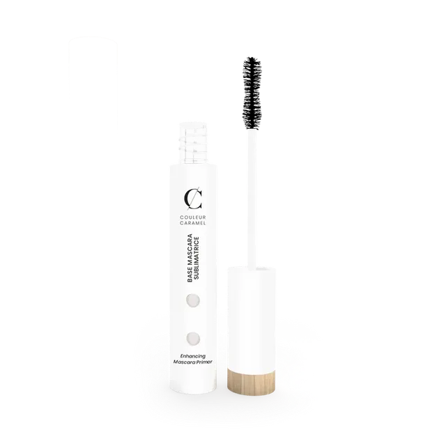 couleur-caramel-base-de-mascara-sublimatrice-base-volume-cils-fibres-de-bambou image 1