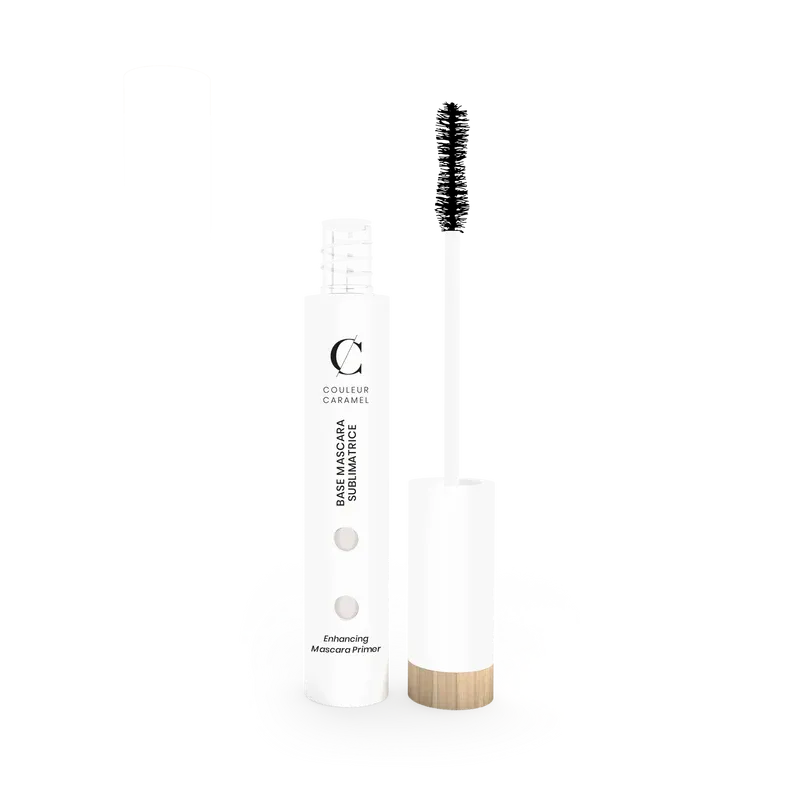 couleur-caramel-base-de-mascara-sublimatrice-base-volume-cils-fibres-de-bambou image 1