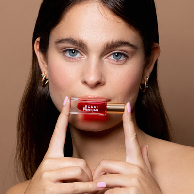 le-rouge-fran-ais-612-rouge-ath-na-huile-l-vres-brillante image 2
