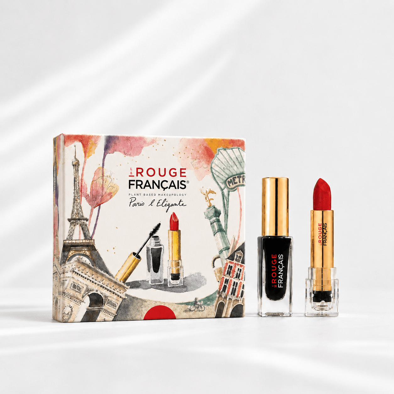 le-rouge-fran-ais-paris-l-l-gante-coffret-mascara-410-noir-cassiop-e-et-rouge-l- image 1