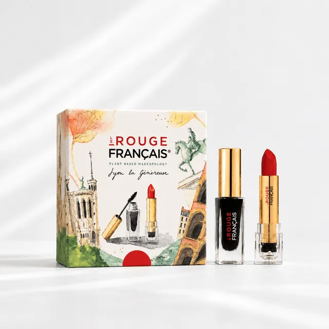 le-rouge-fran-ais-lyon-la-g-n-reuse-coffret-cadeau-mascara-410-cassiop-e-et-roug image 1