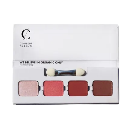 couleur-caramel-glow-pop-n-42-palette-ombre-paupi-res-4-ros-s image 1
